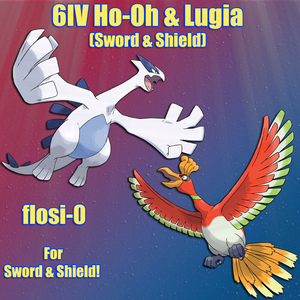 HO-OH LUGIA Ultra Shiny 6IV Pack // Pokemon Sword and Shield