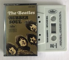 The Beatles - Rubber Soul- Cassette Tape 4XW 2442 Capitol RARE