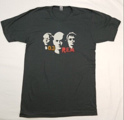 R.E.M. Licensed 2003 Tour Retro T-Shirt Band, brand new double sides shirt