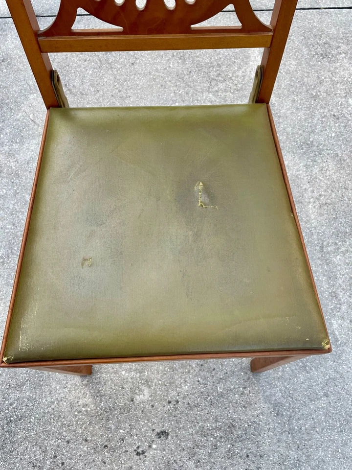 Casa rodante LEG-O-MATIC Airstream remolque de viaje silla de madera plegable estilo 131 de colección Foto 4 de 4