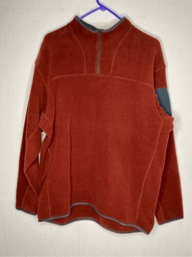 Maglione uomo Arc'teryx Polartec 1 4 zip finto collo taglia XL pile pullover invernale