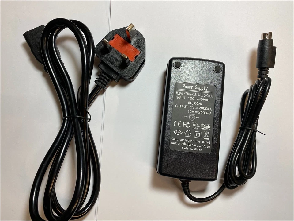 Ersatz 12V 5V 5 Pin Netzteil für Tableau Netzteil TP2 mit UK Stecker