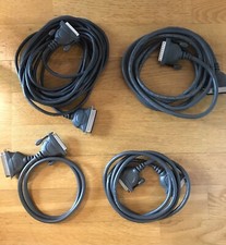 bundle of 4 Belkin Pro Series IEEE 1284 DB25 Parallel Printer Cables