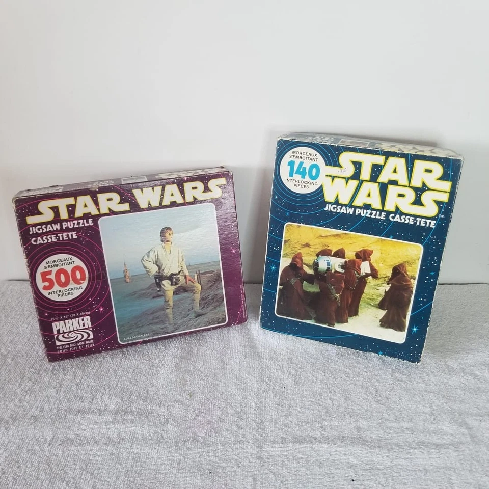 Puzzle Star Wars - 1977 por Parker Brothers Canadá - Luke + Jawa's Foto 2 de 4