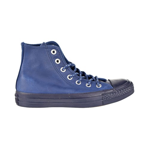 para hombre Converse Chuck Taylor All Star de cuero alto medianoche azul | eBay