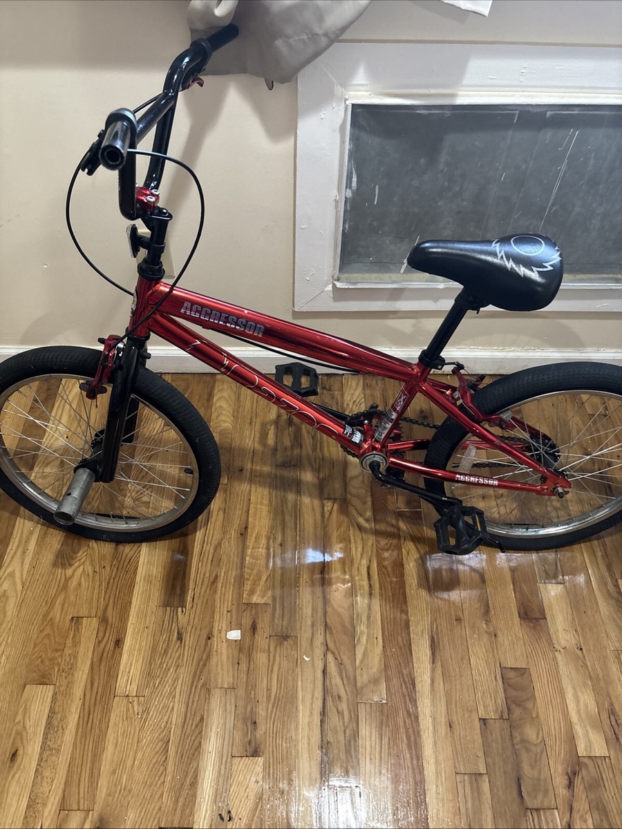All Red Razor Aggressor BMX Bike. Need New Tubes Or Tires, brakes
