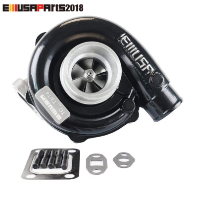 EMUSA T04E T3/T4 .63 A/R Tubro Charger Compressor 400+HP BOOST 5 Bolt Black