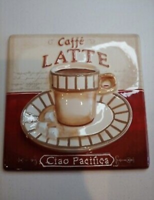 Caffe Latte Ceramic Wall Hanging