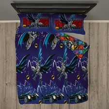 Batman Double Duvet Cover Dark Knight Design Officiall Reversible Bedding set
