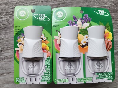 3 Air Wick Plug in Scented Oil Warmer (Plug In Warmers Only) 