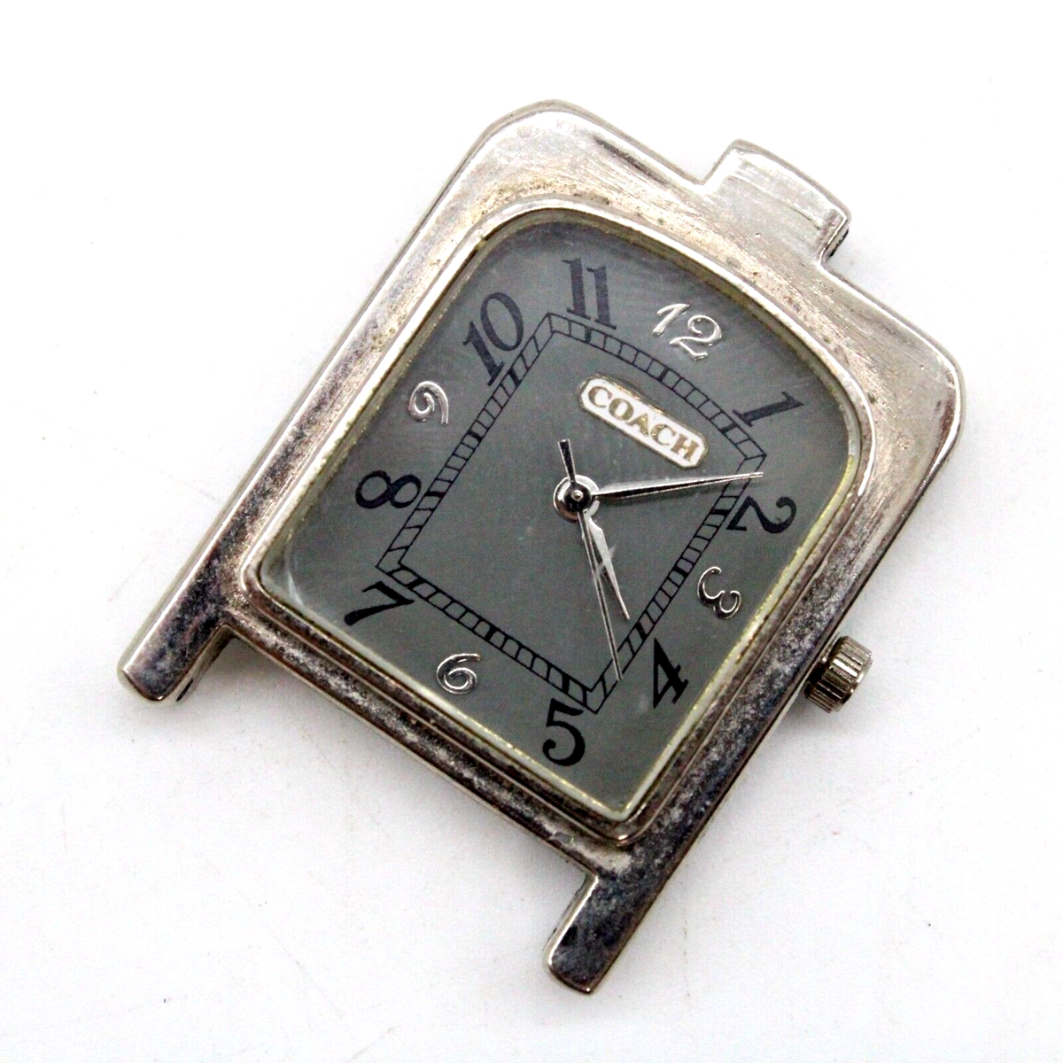 Vintage Coach Stainless Steel Swiss Watch Vintage Stainless Steel COACH Watch with Leather COACH Band  main image 2