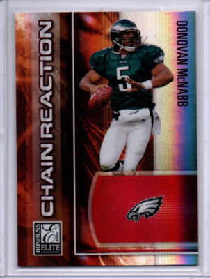 2007 DONRUSS ELITE CHAIN REACATION DONOVAN MCNABB CARD #CR-21   33/200