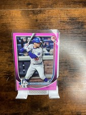 2025 Bowman Pink Parallel #16 Mookie Betts Los Angeles Dodgers 82/175