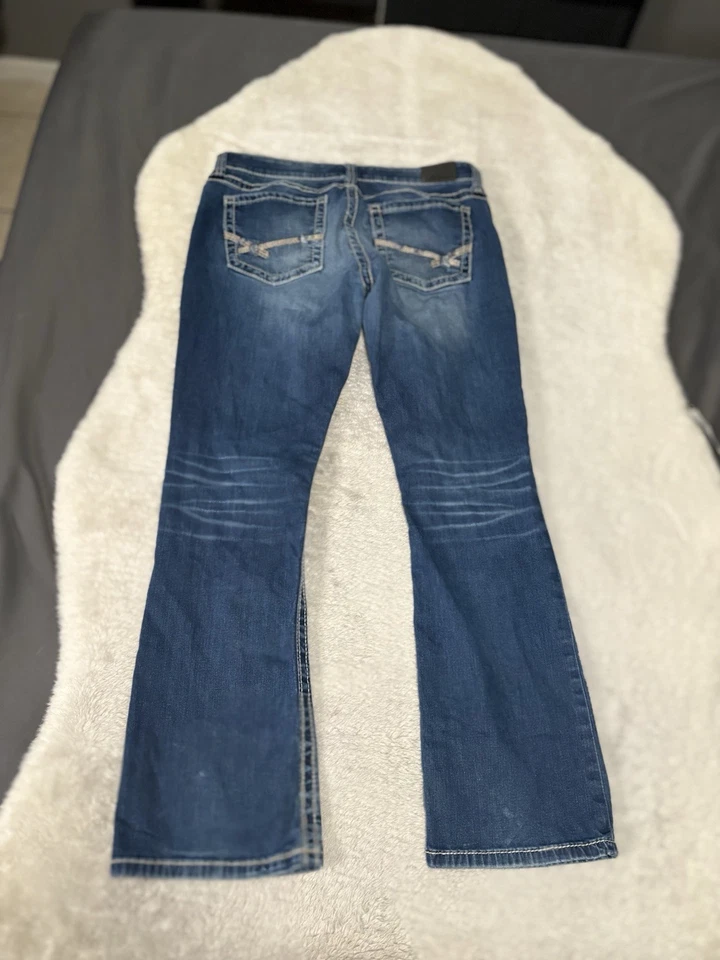 BKE Denim Sabrina Women’s Western Bootcut Jeans Size 32R 32x31.5 Pants Stretch - Image 2 of 4