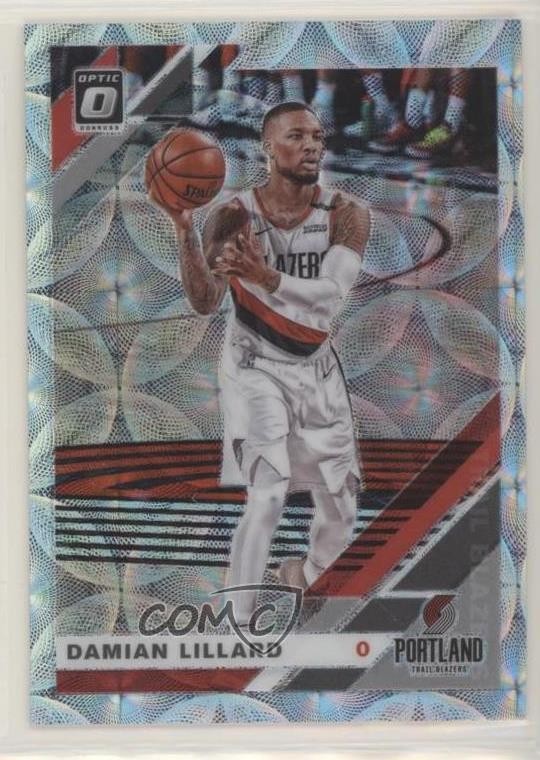 2019-20 Panini Donruss Optic Premium Box Set Prizm 232/249 Damian Lillard #7 4pn