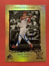 MIKE ZYWICA Signed CHARLOTTE RANGERS 1999 SP Top Prospects #126 Autograph Auto