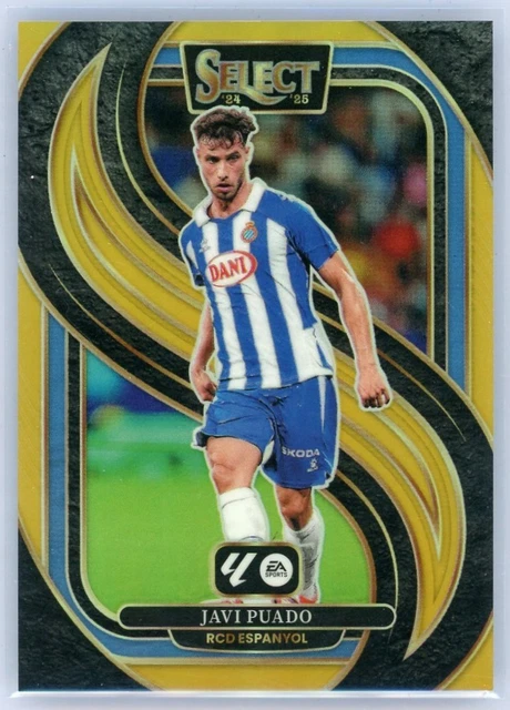 2024-25 Select La Liga #183 Javi Puado Gold Prizm Mezzanine /10 RCD Espanyol