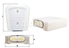 Luftfilter Filtereinsatz LX 3295/8 MAHLE für PORSCHE BENTLEY AUDI VW