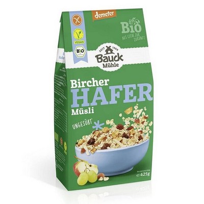 Bauckhof Bircher Müsli Hafer glutenfrei ungesüßt 425g 0.425 kg (23,48   / kg)