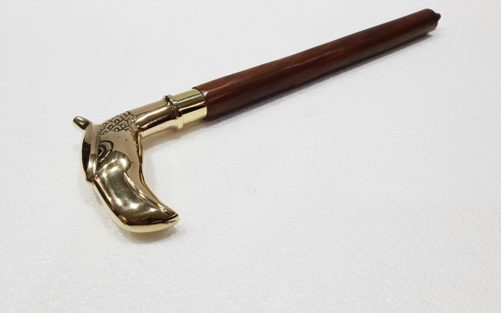 Antique Solid Brass Eagle Head Handle Victorian W… - image 3