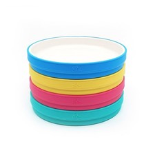 Kids/Toddler 7.8" Porcelain Plates Sleeves 4pk