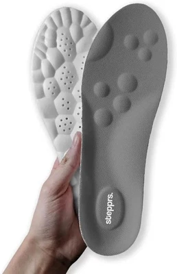 Original Stepprs Comfort Boosting Massage Insoles for Heel & Plantar Fasciitis