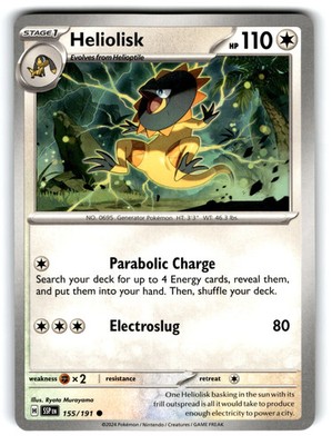 2024 Pokemon Heliolisk #155/191