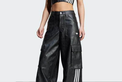 adidas Adilenium Season 3 Vintage Faux Leather Cargo Pants JX9226