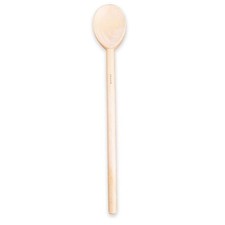14" Beechwood Heavy Wooden Mixing/Cooking Spoon for Stirring Baking Serving