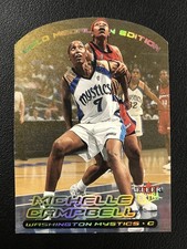 2000 Ultra WNBA #72G Michelle Campbell Gold Medallion Washington Mystics