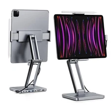 MagHub 8-in-1 Docking Station for iPad Pro and Android Tablets, USB C Hub Sta...
