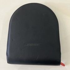 Black Bose Shell Protective Case for Headphones CASE ONLY Red Zip Around
