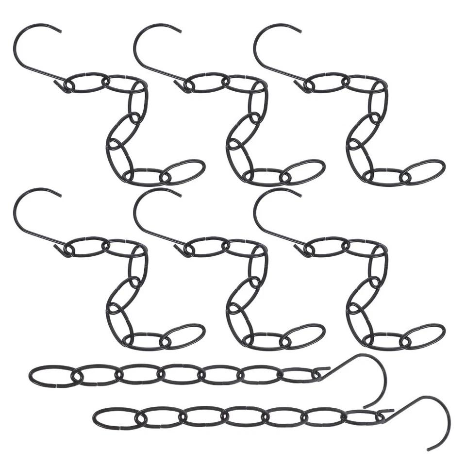 8 Pcs Espositore Per Abbigliamento Gruccia Pantaloni Appendiabiti in Metallo - Immagine 2 di 4