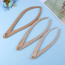 3pcs Wood Calipers Ceramic Measuring Tool Pottery Clay Tool 8inch 10inch 12inch