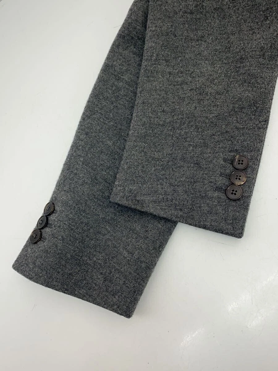 GUCCI Z4306 Giacca Sartoriale 50 Lana Cashmere Grigio Tinta Unita 31848