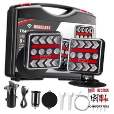 USB-C Wireless Trailer Lights Kit with Reverse, IP67 Waterproof Magnetic B-Type