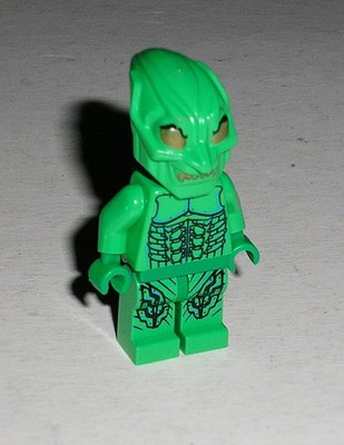 2003 Lego Marvel Spider-Man Movie GREEN GOBLIN w/ Gold Eyes Minifigure 4851 4852