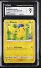 PIKACHU 028/078 HOLO POKEMON GO POKEMON CGC 9 MINT
