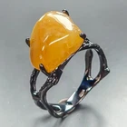 Fine Art 10 ct Yellow Sapphire Ring 925 Sterling Silver Size 8 /R462460