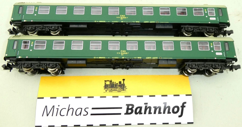 2 CSD Bm 51 54 20-40 455-7 + Bm 51 54 20-40 481-3 Zug Minitrix N 1:160 #4 Li2 å