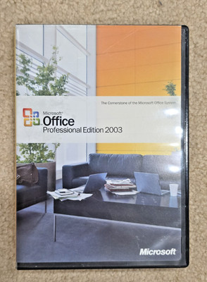 Microsoft Office 2003 Professional Edition, with Key