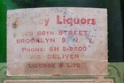 Vtg 1962 Zeller Schwarze Katz German Wine Btl Black Cat 3D Glass McKey Brooklyn — photo 9