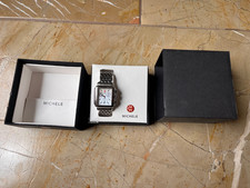 Michele Women's Stainless Steel CHRONOGRAPH Watch MW06A00 with original box