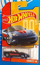 Hot Wheels 2019 Target Throwback Series 7 Corvette C6 Convertible w/ BWs
