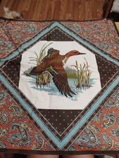 Vintage Browns Cranston VIP Paisley Wild Duck...