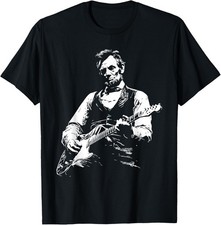 President Abraham Lincoln Playing Guitar Abe Lincoln Design Unisex T-Shirt