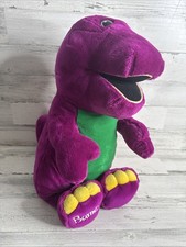 Vintage Lyons 26" Jumbo BARNEY The Purple Dinosaur 1993 Plush Stuffed Animal Toy