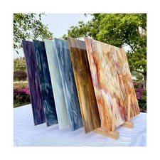 Stained Glass Sheets 12  x 12  , Mosaic Glass 6-Pack 5.8sf , Colorfu
