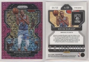 2021-22 Panini Prizm Fast Break Pink Prizm /50 Kevin Durant #120