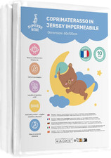 Coprimaterasso Impermeabile Lettino 60X120 - Protettore per Materasso per Bambin